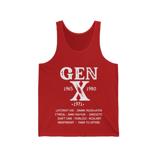 GenX 1971 Adult Unisex Tank