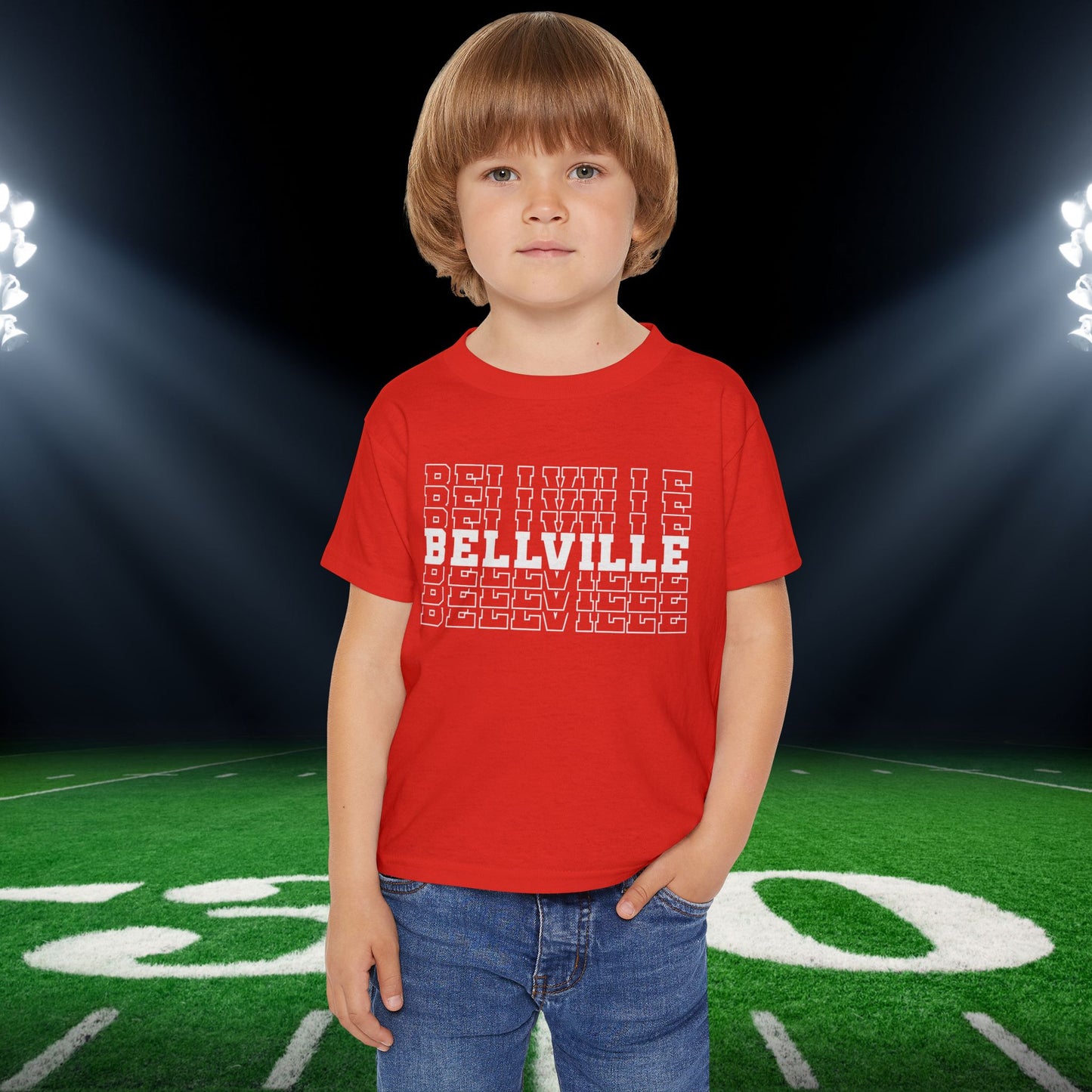 Bellville (Stacked) Heavy Cotton™ Toddler T-shirt