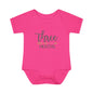 Golden Arrow Milestone Baby Bodysuit-Three Months