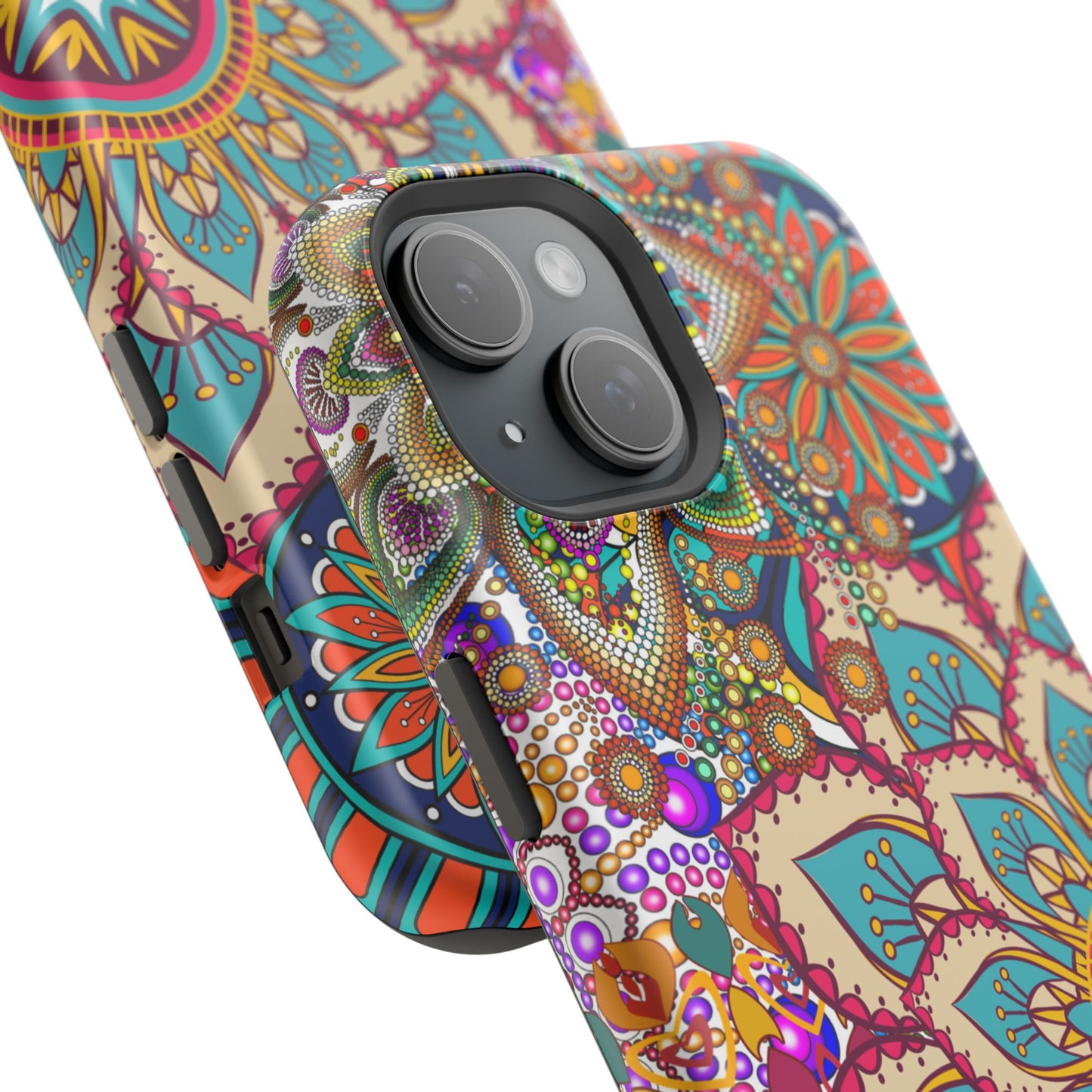 Colorful Mandala MagSafe® Compatible Tough Case for iPhone