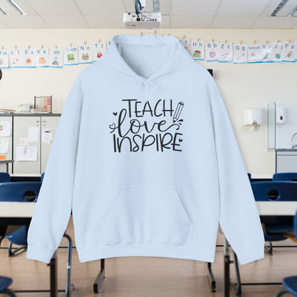 Teach Love Inspire Heavy Blend™ Hooded Sweatshirt