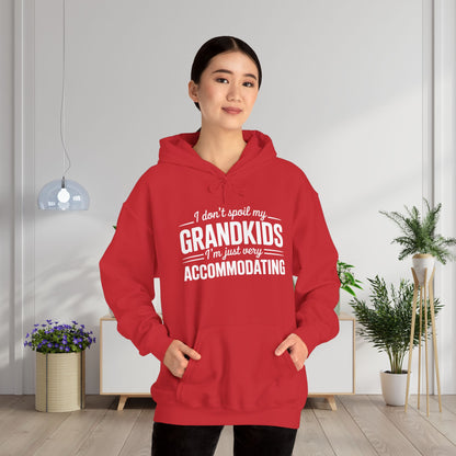 I Don't Spoil My Grandkids I'm Just Very Accommodating Heavy Blend™ Hooded Sweatshirt
