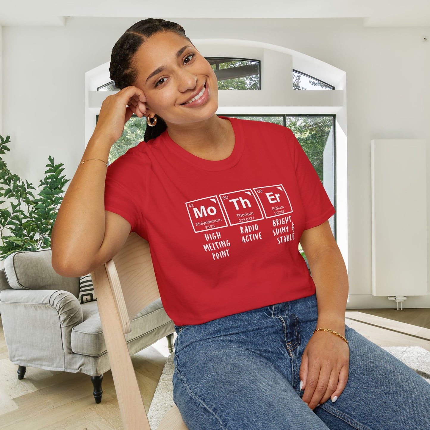 Mother Periodic Table Elements Adult T-shirt