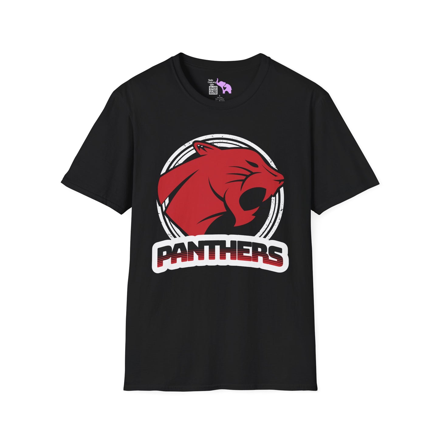 Panthers Circle Adult T-shirt