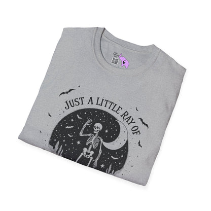 Just A Little Ray of Pitch Black (Crescent Moon) Adult T-shirt