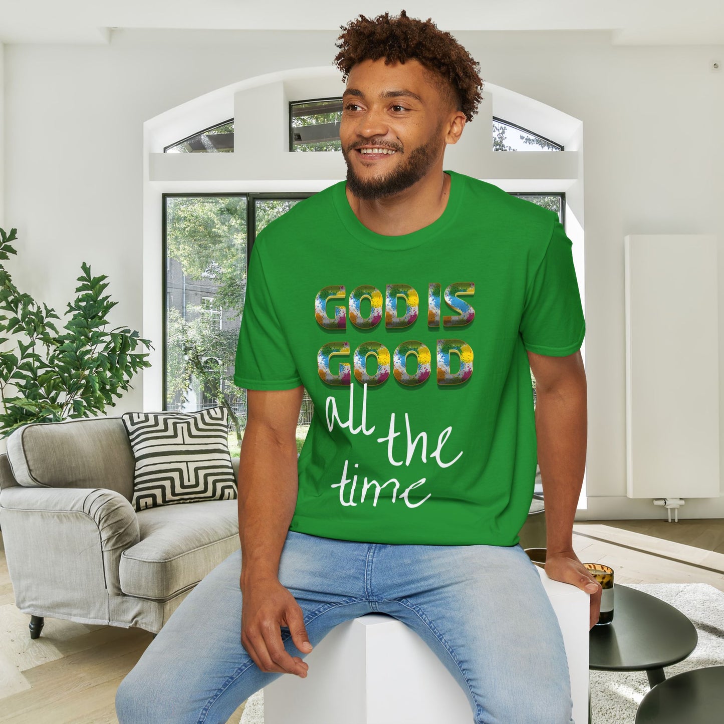 God Is Good All The Time (2) Adult T-shirt
