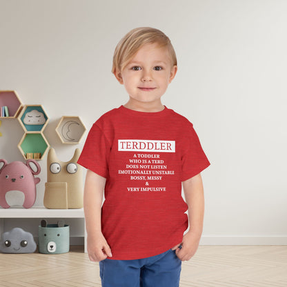 Terddler Definition Toddler Tee