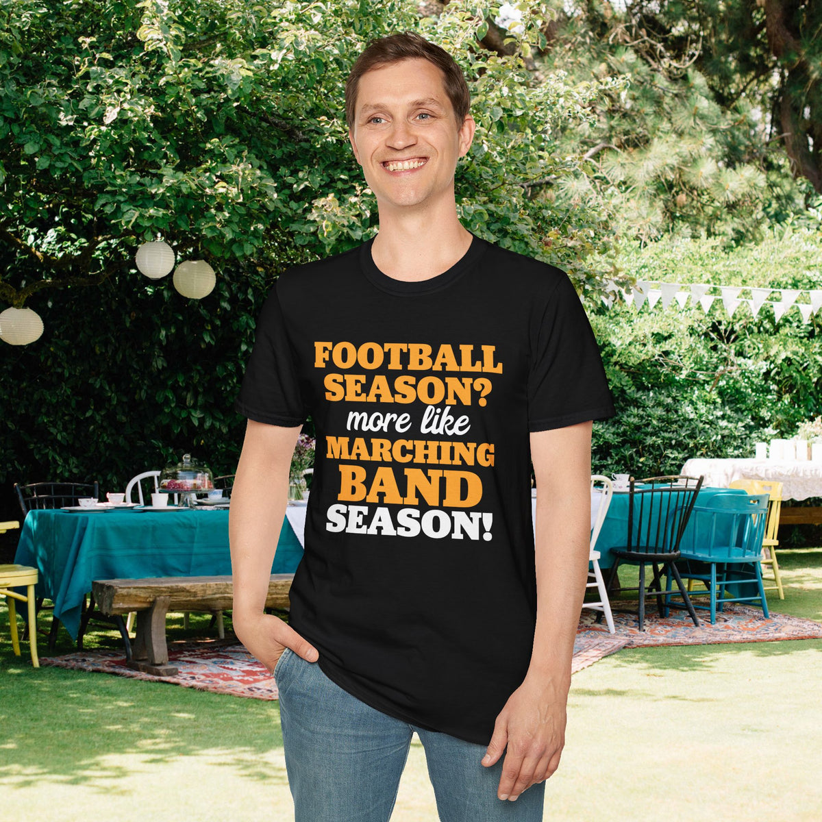 Football Season? More Like Marching Band Season! Adult T-shirt