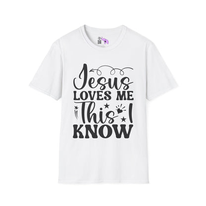 Jesus Loves Me This I Know Adult T-shirt