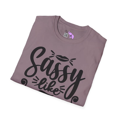 Sassy Like My Mom Adult T-shirt