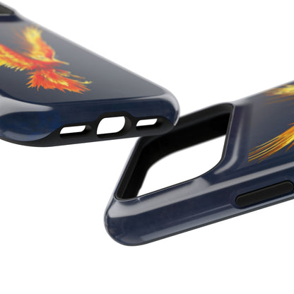 Phoenix Over Nebula MagSafe® Compatible Tough Case for iPhone