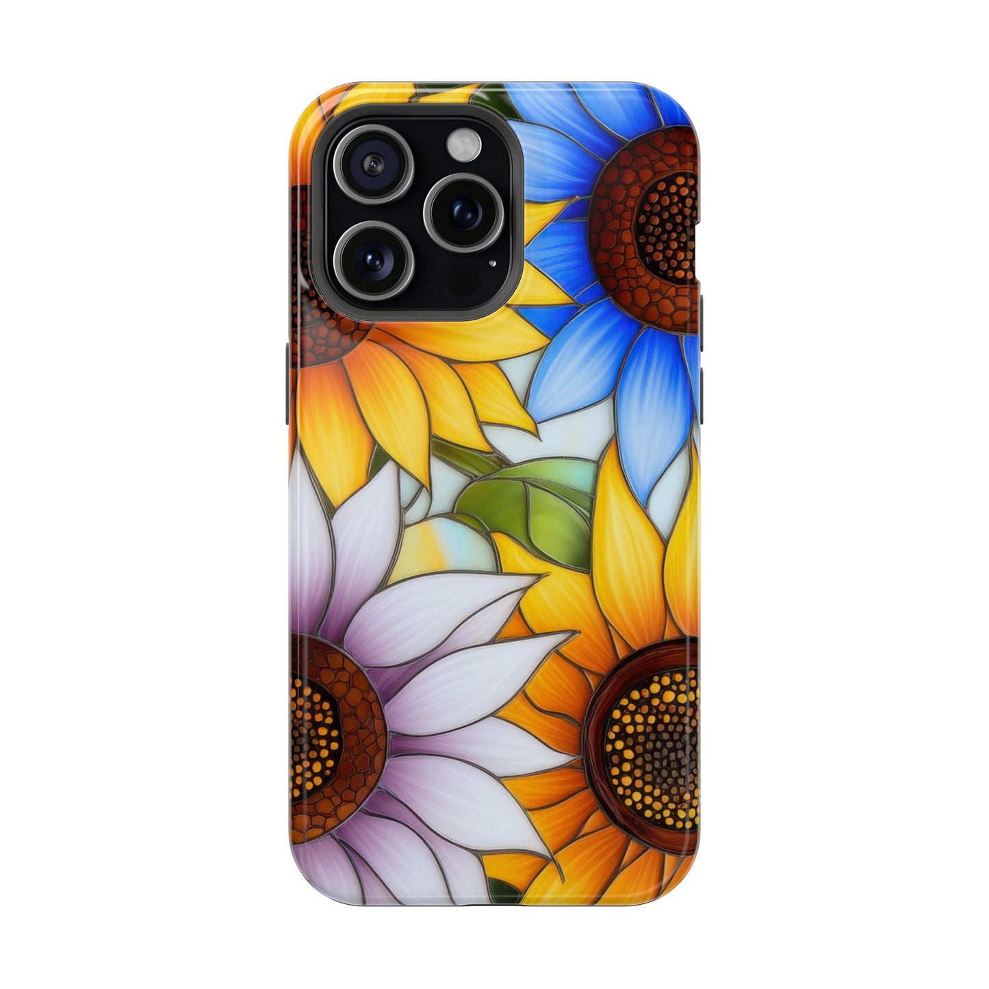 Colorful Sunflowers MagSafe® Compatible Tough Case for iPhone