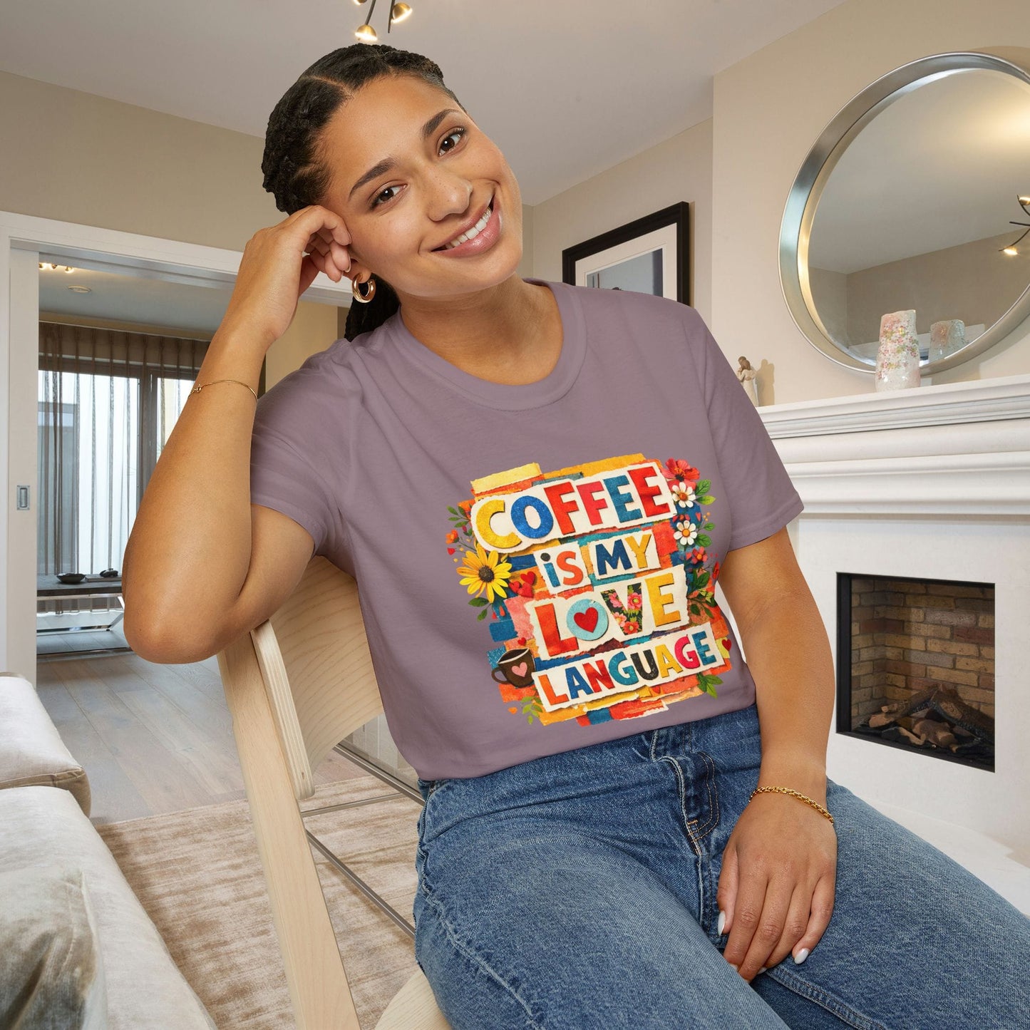 Coffee Is My Love Language Adult T-shirt