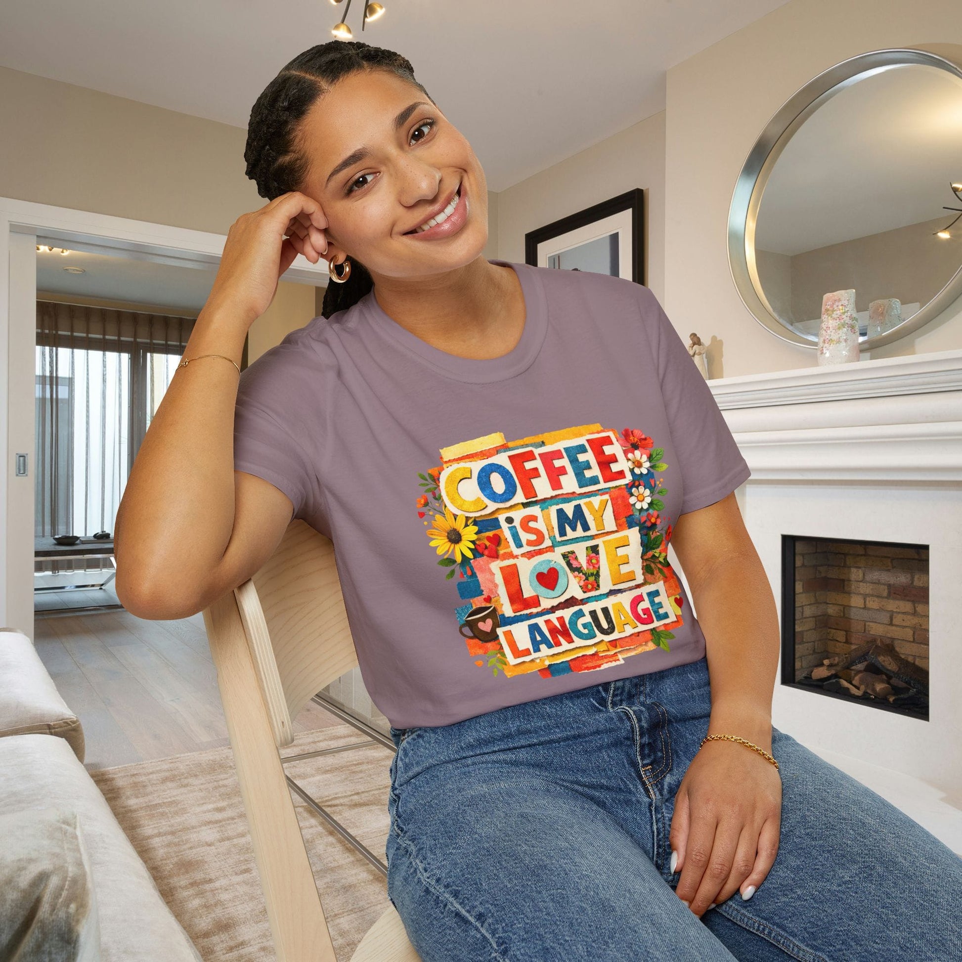 Coffee Is My Love Language Adult T-shirt