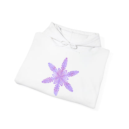 Large Snowflake 2 Adult Heavy Blend™ Hooded Sweatshirt