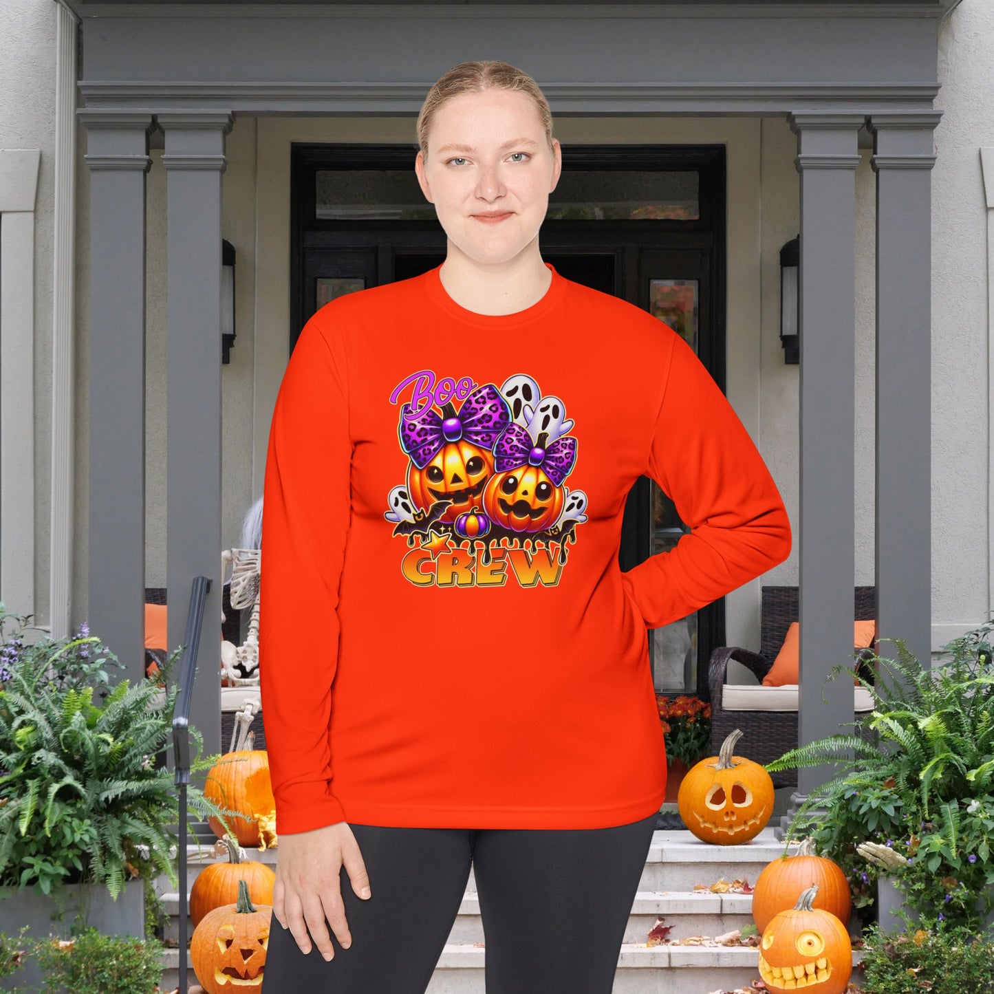 Boo Crew Adult Long Sleeve Tee