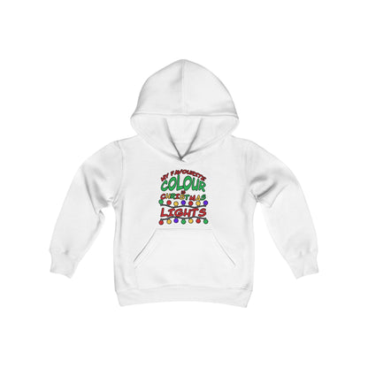 My Favourite Colour Is Christmas Lights Youth Hoodie