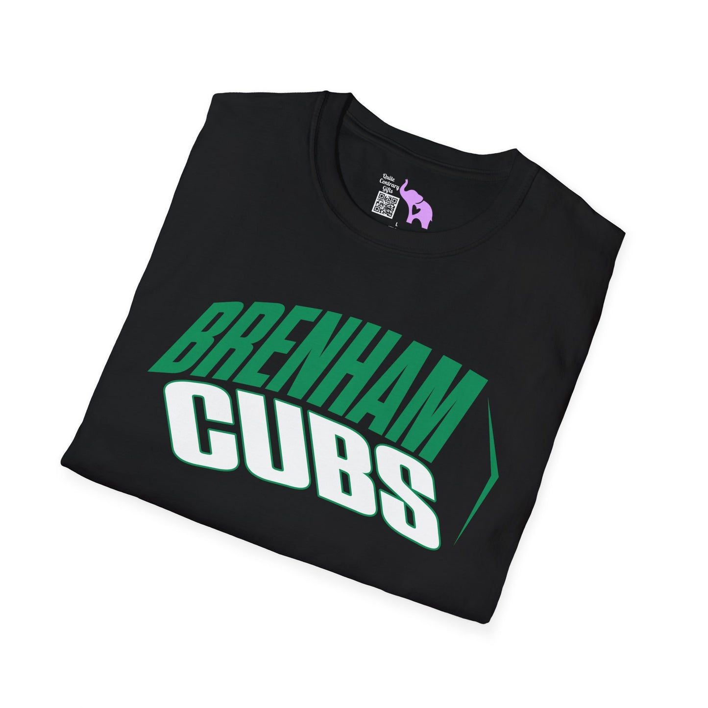 Brenham Cubs (Angled) Adult T-shirt