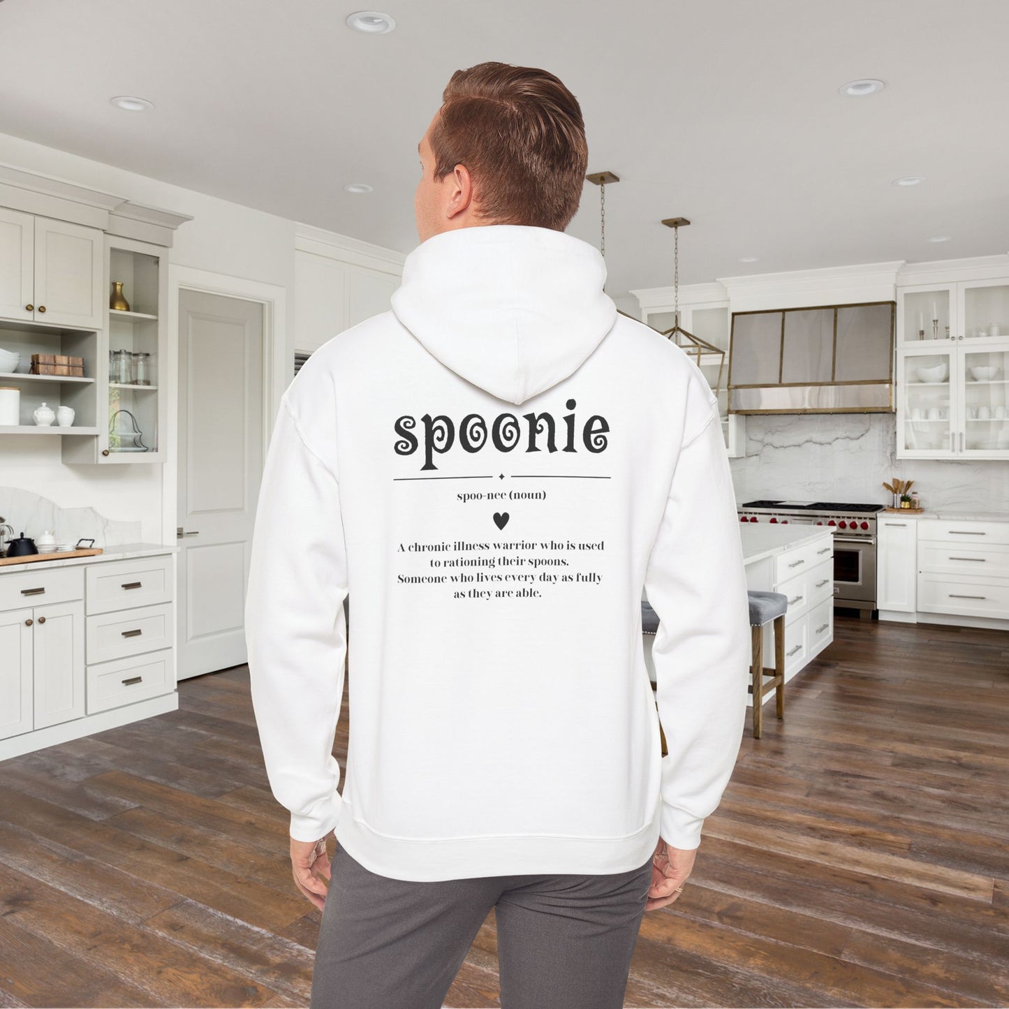 Spoonie Warrior Definition Heavy Blend™ Hooded Sweatshirt