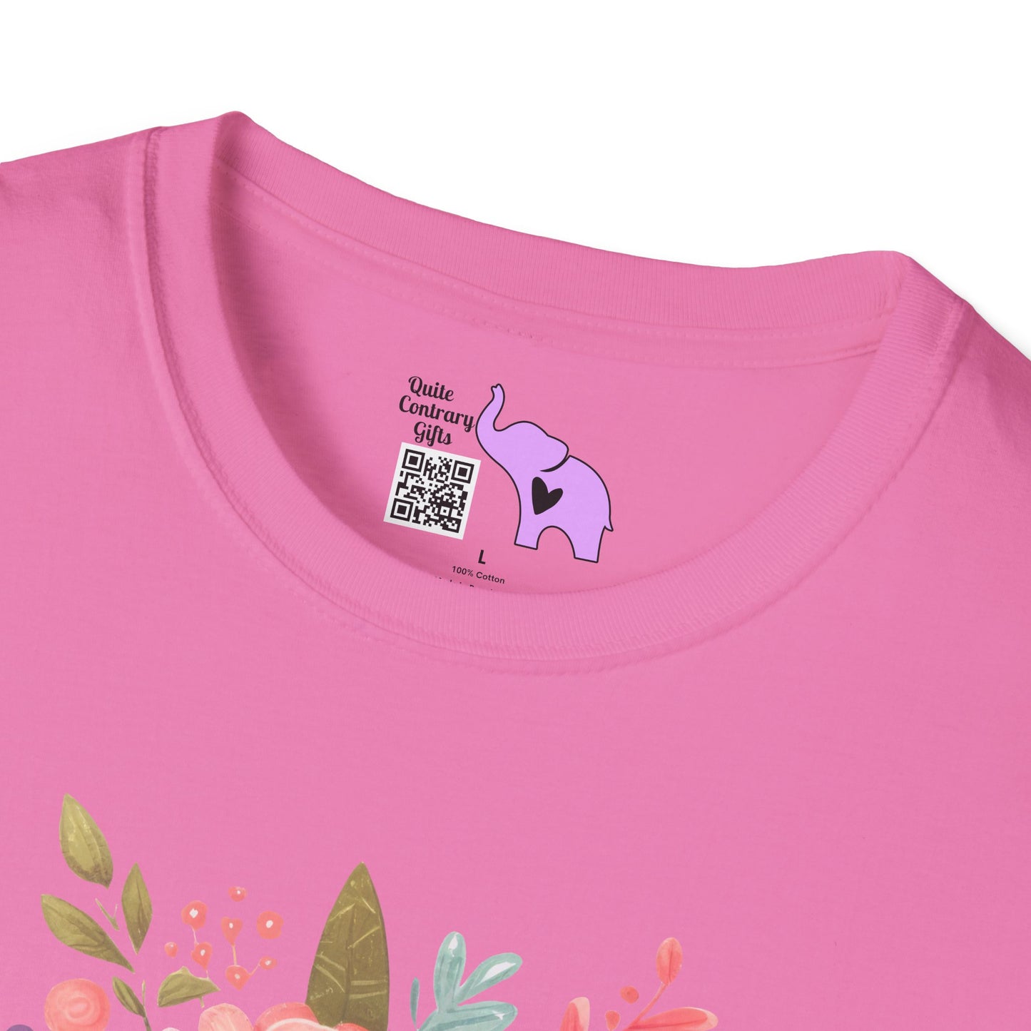 Booktrovert (Floral) Adult T-shirt