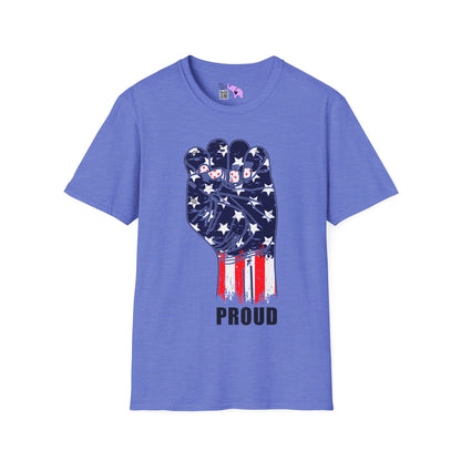 American Proud (Fist) Adult T-shirt