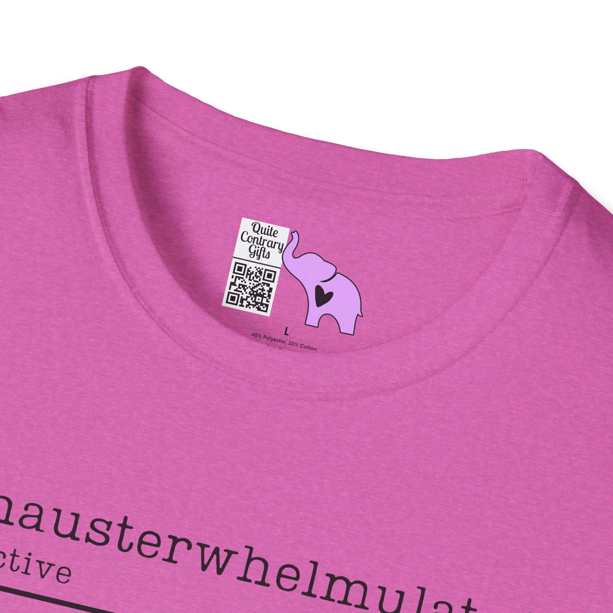 Exhausterwhelmulated Definition Adult T-shirt