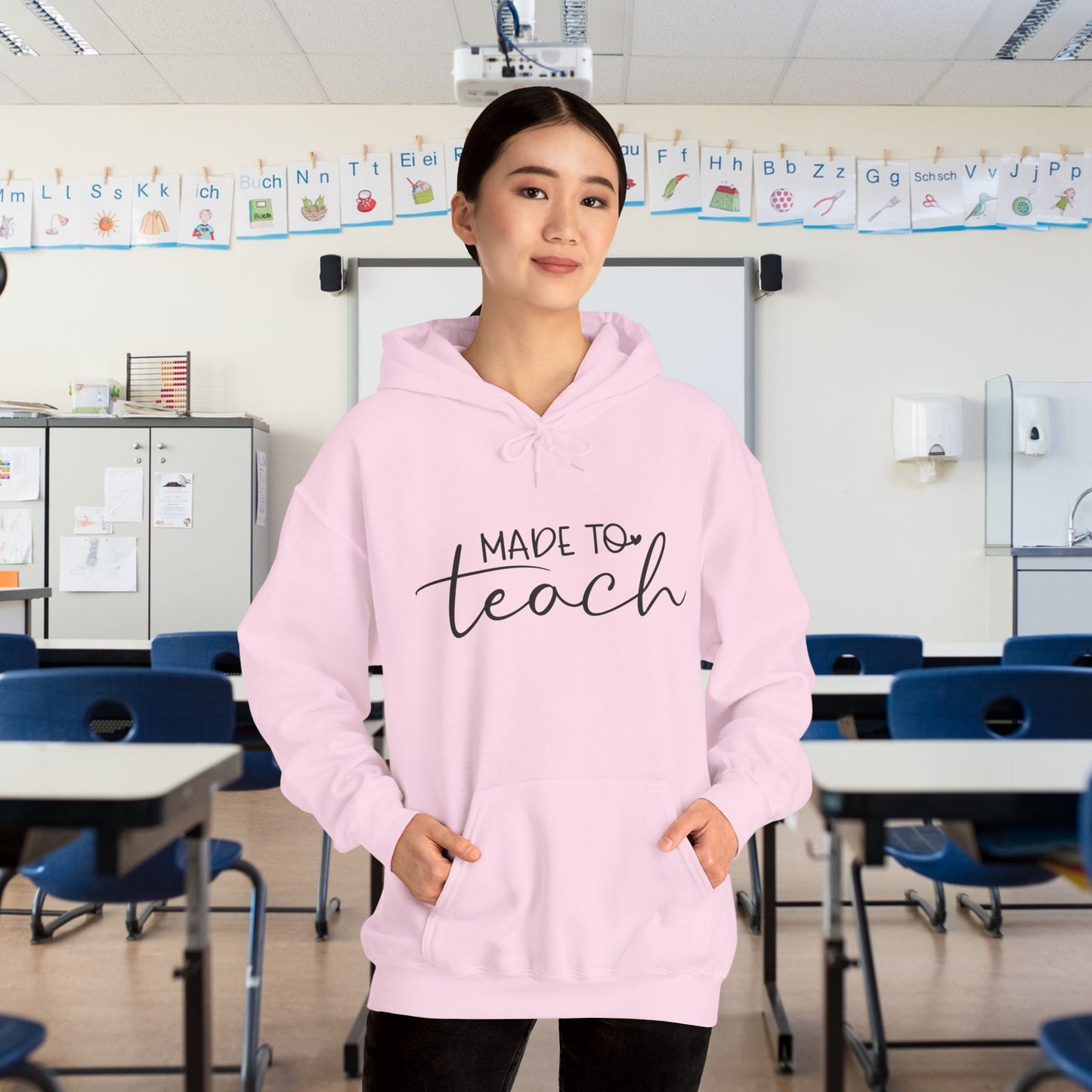 Made to Teach Heavy Blend™ Hooded Sweatshirt
