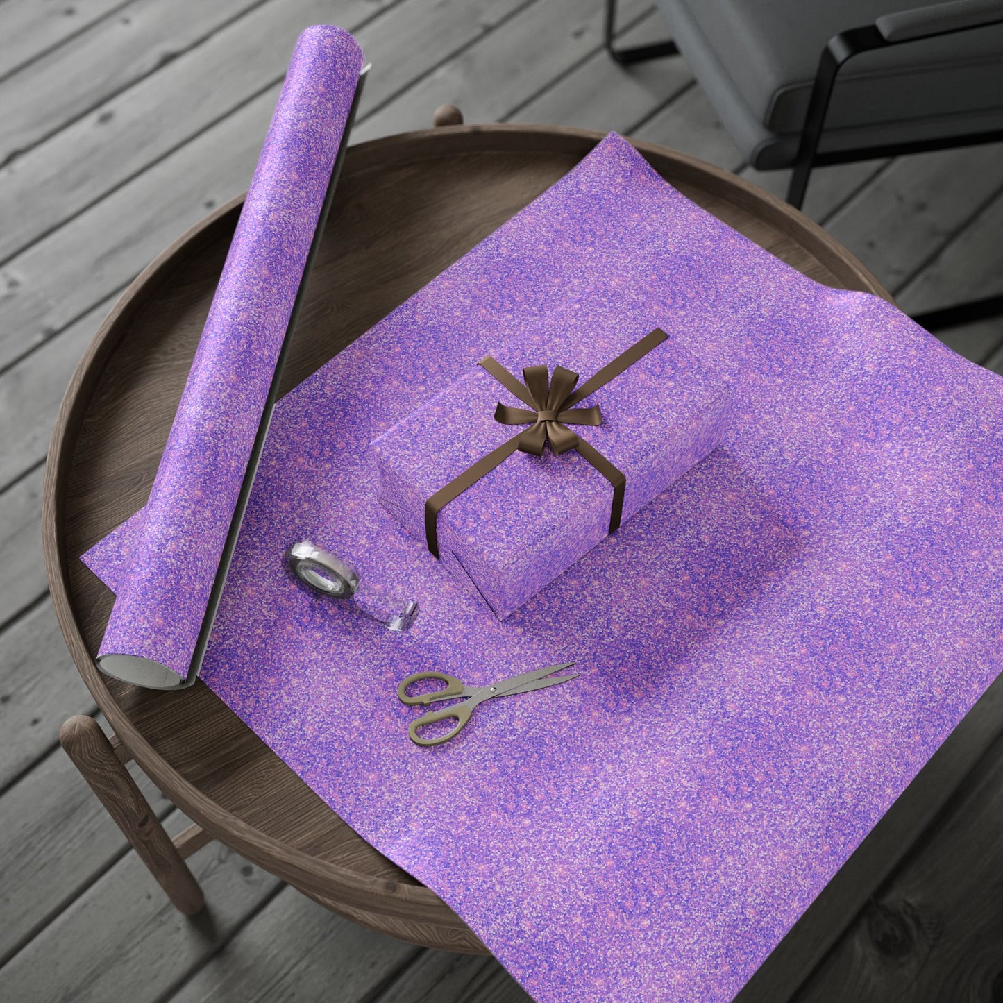 Lavender Crystal Wrapping Paper