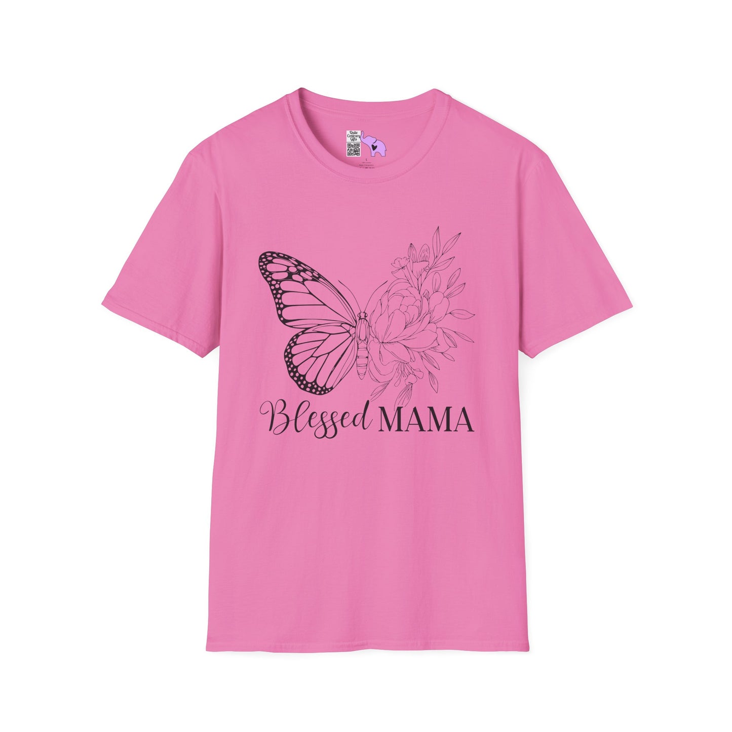 Blessed Mama (Butterfly) Adult T-shirt