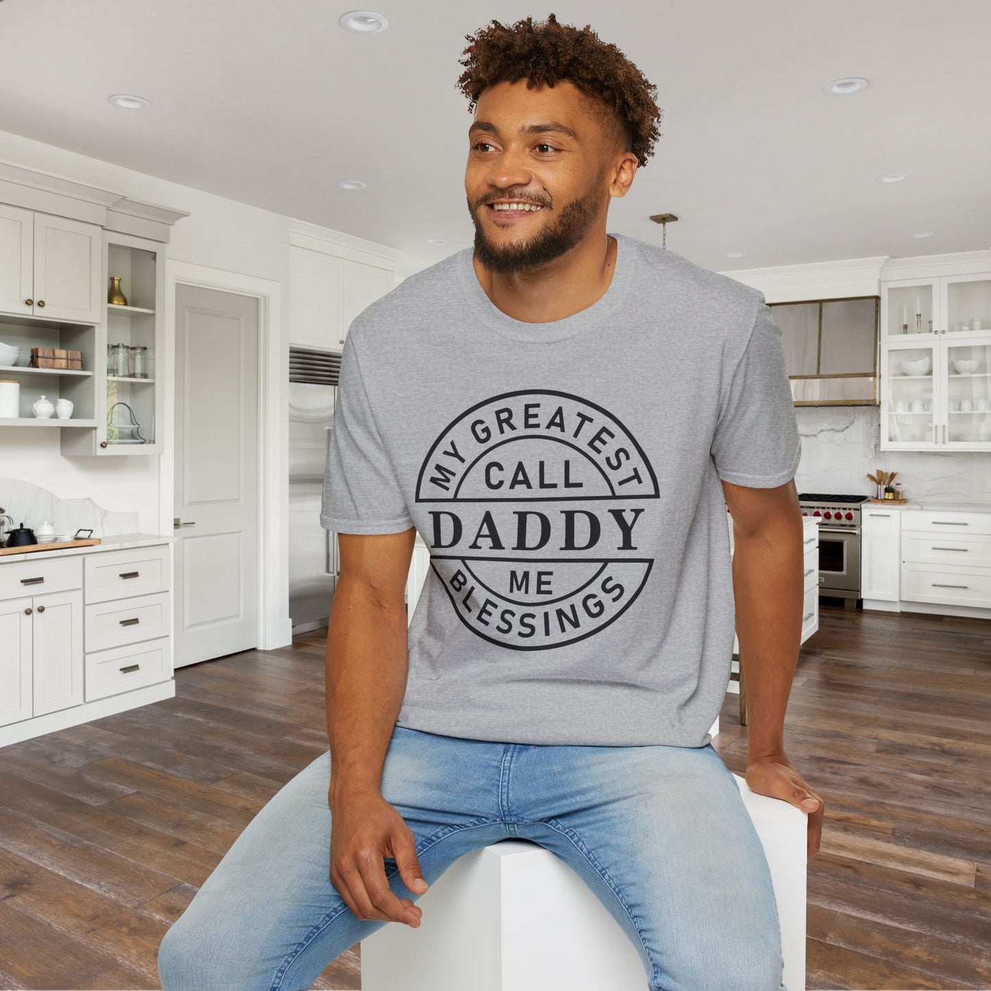 My Greatest Blessings Call Me Daddy Adult T-shirt