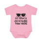 My Dad is Cooler Than Yours Baby Rib Bodysuit