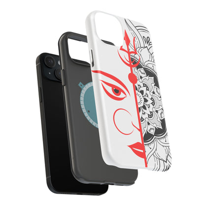 Goddess Durga Mata w/Manala MagSafe® Compatible Tough Case for iPhone
