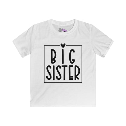 Big Sister (Heart/Box) Youth Softstyle Tee