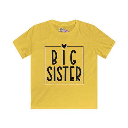 Big Sister (Heart/Box) Youth Softstyle Tee