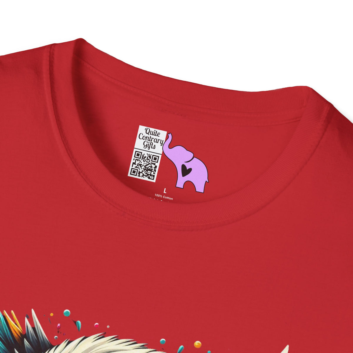 Colorful Bald Eagle Adult T-shirt
