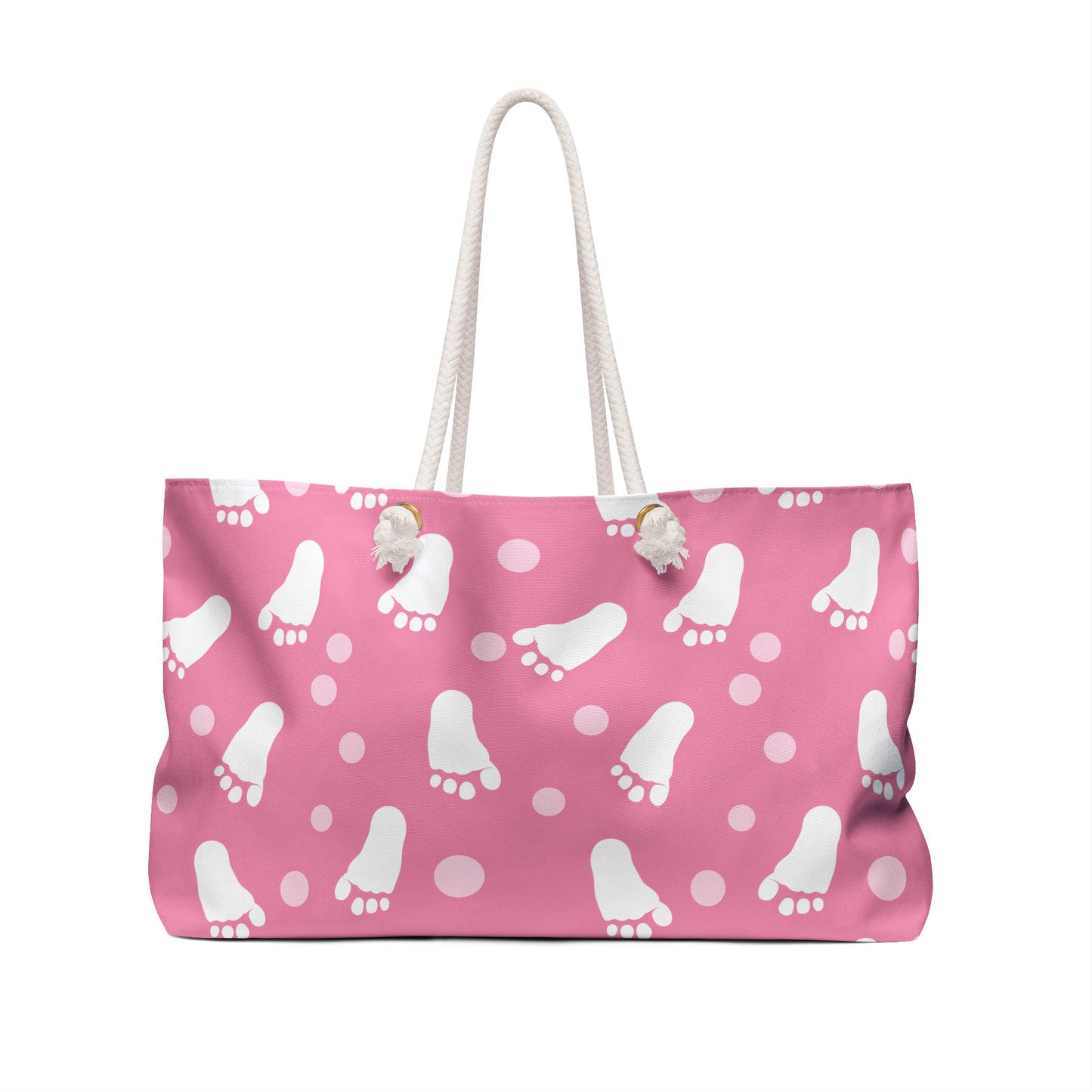 Baby Steps in Pink Weekender Bag