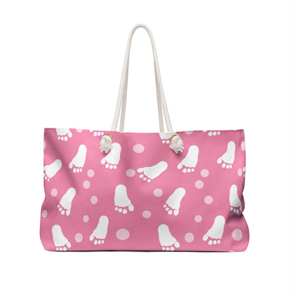 Baby Steps in Pink Weekender Bag