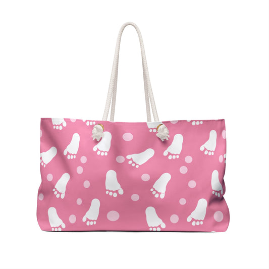 Baby Steps in Pink Weekender Bag
