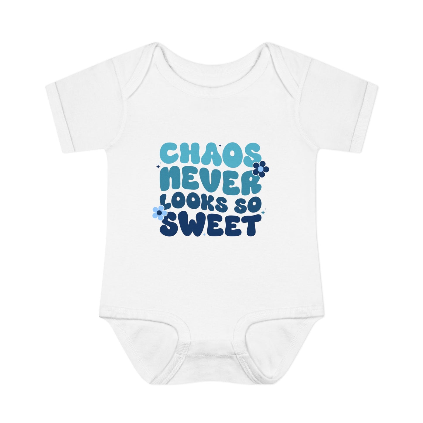 Chaos Never Looked So Sweet Infant Baby Rib Bodysuit