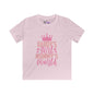 Daddy's Girl Mommy's World Kids Softstyle Tee