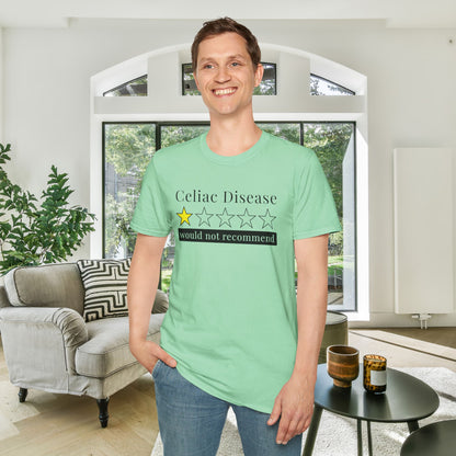 Celiac Disease 1 Star Would Not Recommend Adult T-shirt
