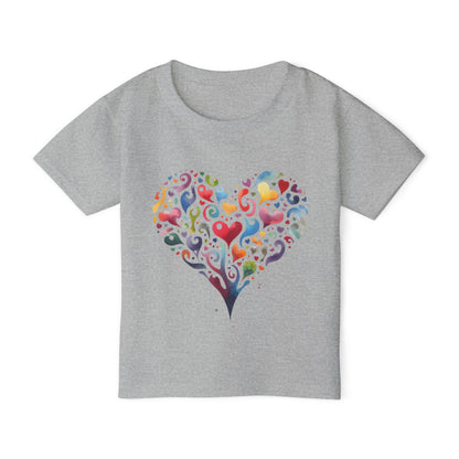 Hearts That Speak Heavy Cotton™ Toddler T-shirt