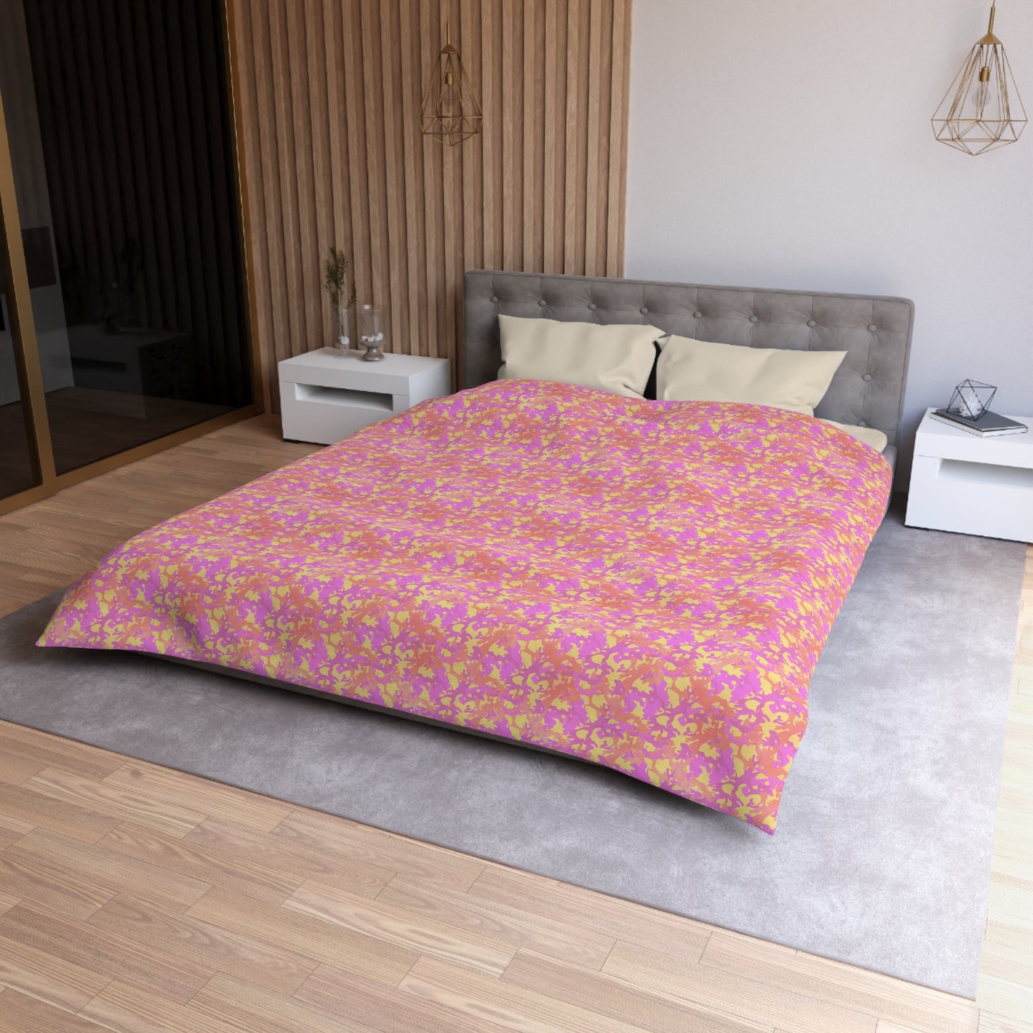 Sunset Sorbet Camo Duvet Bedding Set