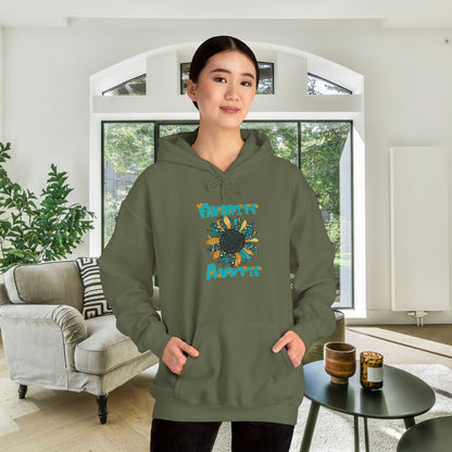 Favorite Auntie Teal/Gold Heavy Blend™ Hooded Sweatshirt