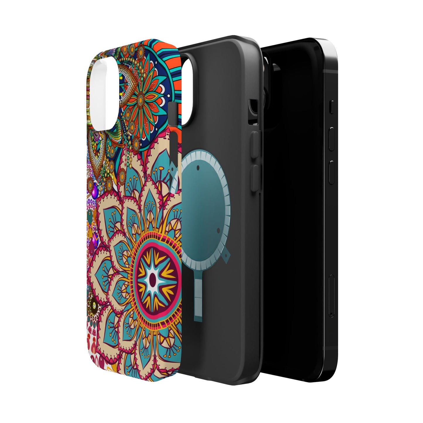 Colorful Mandala MagSafe® Compatible Tough Case for iPhone