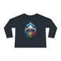 Colorful Shark Toddler Long Sleeve Tee