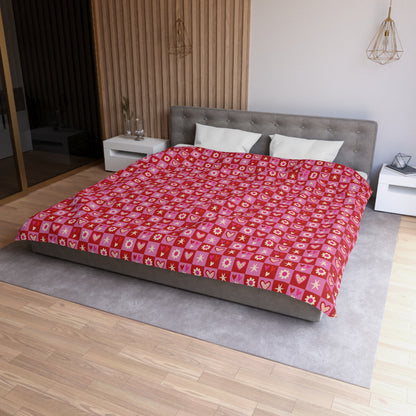 Valentine Toss  Duvet Bedding Set