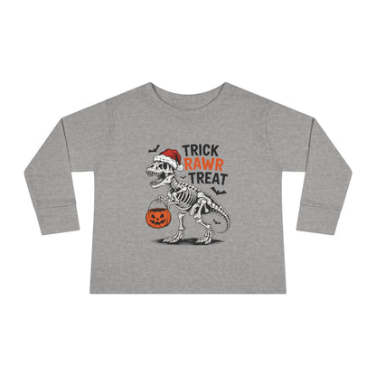 Trick Rawr Treat Toddler Long Sleeve Tee