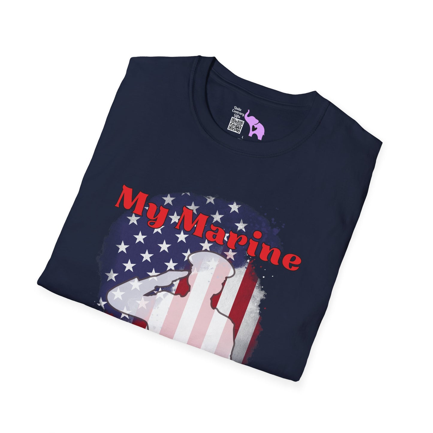 My Marine My Son (Mom) Adult T-shirt
