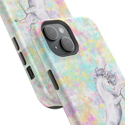 Pastel Pegasus MagSafe® Compatible Tough Case for iPhone